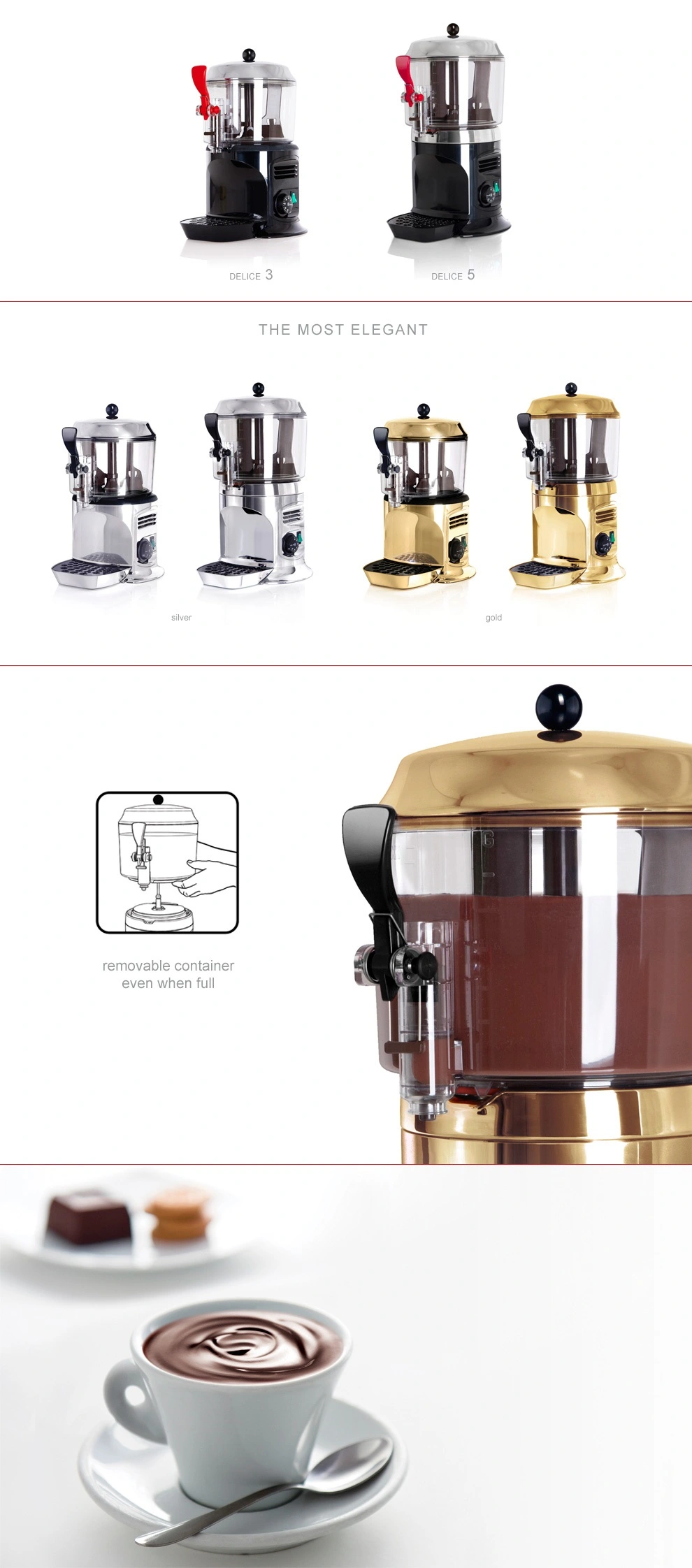 Ugolini Heißgetränkespender Delice 3 Ugolini Delice 3