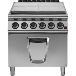 Prismafood Elektro Glühplattenherd mit 4 Zonen und Backofen