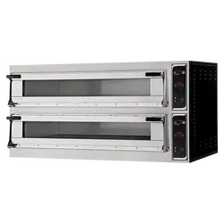 Prismafood Pizzaofen Virtuoso Vollschamott digital BREIT - 2 Kammern