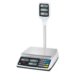 ADE Geeichte Zweibereichs-Ladenwaage ADE LW300T, 6 kg, Höchstlast: 6 kg