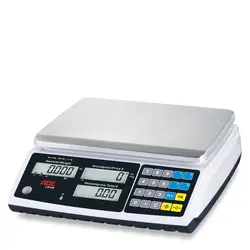 ADE Geeichte Zweibereichs-Ladenwaage ADE LW300, 15 kg, Höchstlast: 15 kg