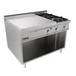 SARO Glühplattenherd offener Unterbau +2 Brenner LQ