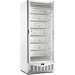 SARO Tiefkühlschrank mit Glastür Modell MM5 NPV, weß