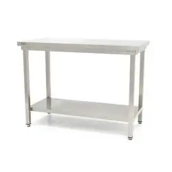 Maxima Edelstahl-Arbeitstisch Deluxe 1000 x 600 mm, Größe: 1000x600
