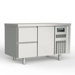 Bergman Profi-Line 700 Kühltisch 2-fach - 2 S / 1 T GN 1/1