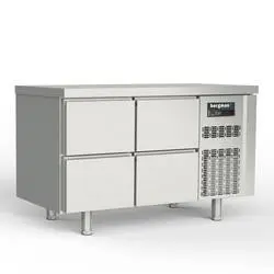 Bergman Profi-Line 700 Kühltisch 2-fach - 4 S / GN 1/1