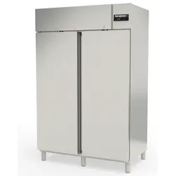 Bergman Profi-Line 1400 Edelstahl Tiefkühlschrank - 2-türig GN 2/1