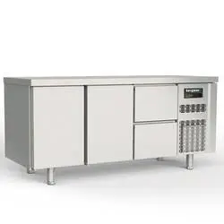Bergman Profi-Line 700 Kühltisch 3-fach - 2 T / 2 S GN 1/1