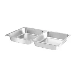 Hendi Lebensmittelpfanne GN 1/1 zweigeteilt 7.5 L