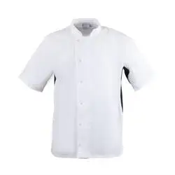 Whites Nevada Kochjacke kurze Ärmel weiß XXL, Kleidergröße: XXL, Farbe: Weiß