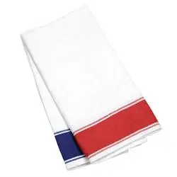 Olympia Gastro Servietten mit blauem Rand 35 x 50cm (10 Stück)