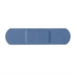 Blaue detektierbare Pflaster