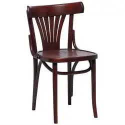 Fameg Bentwood Bistro Fan Back Side Chairs Nussbaum (2er Pack)