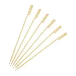 Fiesta Compostable Biologisch abbaubare Bambusspieße Paddelform 24cm