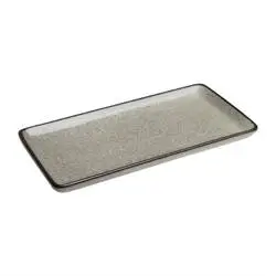 Olympia Mineral rechteckige Teller 23 x 12cm