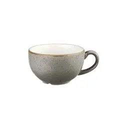 Churchill Stonecast Cappuccinotasse Peppercorn Grey 12oz (Packung mit 12)