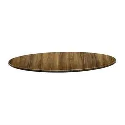 Topalit Smartline runde Tischplatte Atacama Kirschenholz 70cm