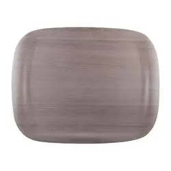 Roltex Wave Serviertablett graues Holz 46 x 36cm