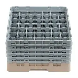 Cambro Gläserspülkorb beige mit 49 Fächern max Glashöhe 25,7cm