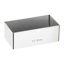 Mini-Tortenring rechteckig 8 x 4cm