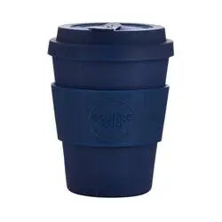 Ecoffee Cup Bamboo Wiederverwendbare Kaffeetasse Dark Energy Navy 12oz