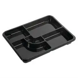 Recycelbare Bento-Boxen von Faerch nur Basis 263 x 201 mm (100 Stück)