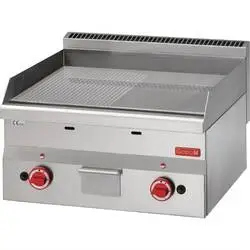 Gastro M Gasgrillplatte 60/60FTRG-CR 1/3 Gerillt und 2/3 Glatt