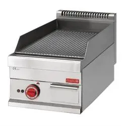 Gastro M 650 elektrische Grillplatte 65/40FTRE Gerillt
