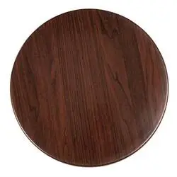 Bolero runde Tischplatte dunkelbraun 80cm