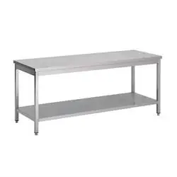 Gastro M Arbeitstisch mit Regalboden 180x60x88cm