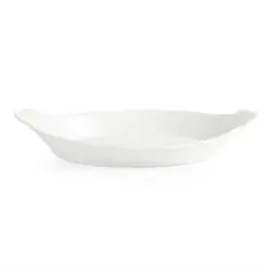 Olympia Whiteware ovale Gratinschalen weiß 32 x 17,7cm