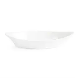 Olympia Whiteware ovale Gratinschalen weiß 25,3 x 14cm
