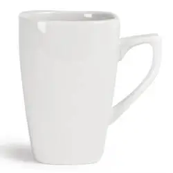 Olympia Whiteware quadratische Kaffeebecher 28,4cl