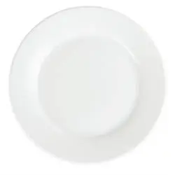 Olympia Whiteware Teller mit breitem Rand 25cm
