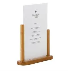 Securit Menühalter Teak A4