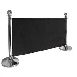 Bolero Abschirmwand schwarz