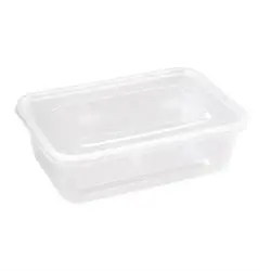 Fiesta Recyclable Kunststoff Mikrowellenbehälter 65cl