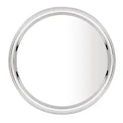 Olympia rundes Serviertablett Edelstahl 35,5cm