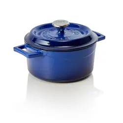 WAS Germany Cocotte Gusseisen blau