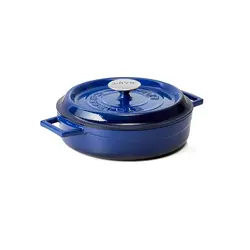 WAS Germany Bräter Gusseisen blau