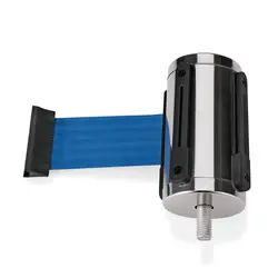 WAS Germany Gurtband Edelstahl blau