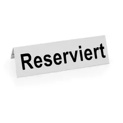WAS Germany Reserviertschild Kunststoff 