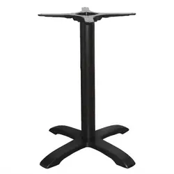 Bolero Tischfuß mit Fußkreuz Gusseisen 72cm hoch