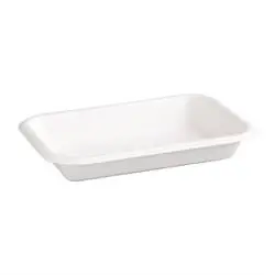 Fiesta Compostable kompostierbare Menüschalen aus Bagasse 34cl (50 Stück)