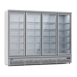 CombiSteel Kühlschrank 4 Glastüren Jde-2025r