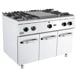 CombiSteel Base 700 Glühplattenherd Gas 4 Br.