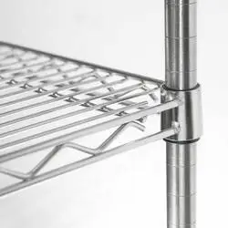 Lagerregal aus Chromstahl 1825x610x1800 mm