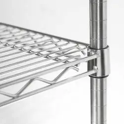 Lagerregal aus Chromstahl 1525x610x1800 mm
