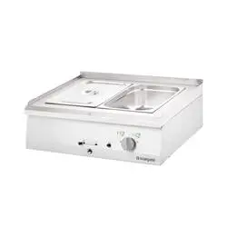 Stalgast Elektro-Bain-Marie, Tischgerät aus Edelstahl, Serie 700 ND, 800 mm