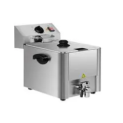 Vaiotec Easyline Elektro Fritteuse 1 Becken mit Ablasshahn 10 Liter